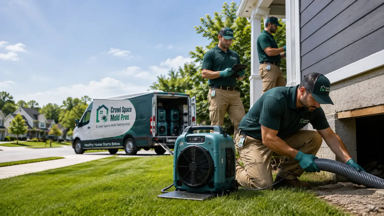 Crawl Space Mold Removal in Saint Johns, OH